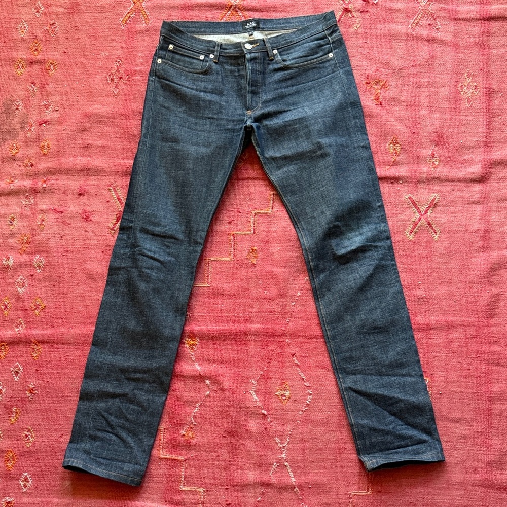 A.P.C. Petite Standard raw indigo Jeans size 33